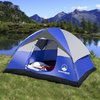 Wakeman 6 Person Camping Tent - Water-Resistant Family Tent with Removable Rain Fly by OutdoorBlue 75-CMP1018